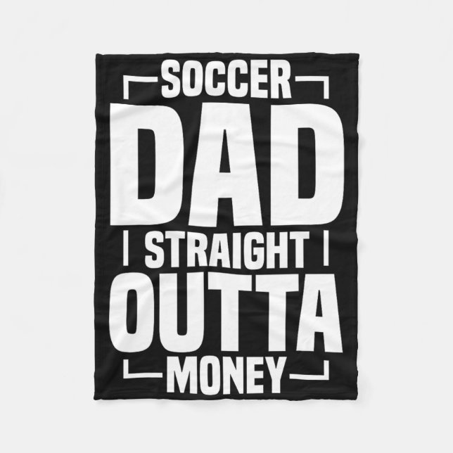 Soccer Dad _4  Fleece Blanket (Front)