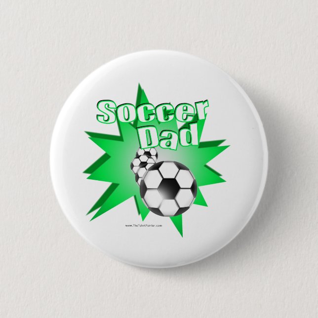 Soccer Dad 6 Cm Round Badge (Front)