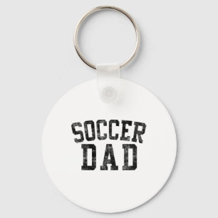 Soccer Dad Birthday Clic Bold Font Soccer Daddy  Key Ring