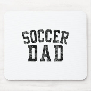 Soccer Dad Birthday Clic Bold Font Soccer Daddy Mouse Mat
