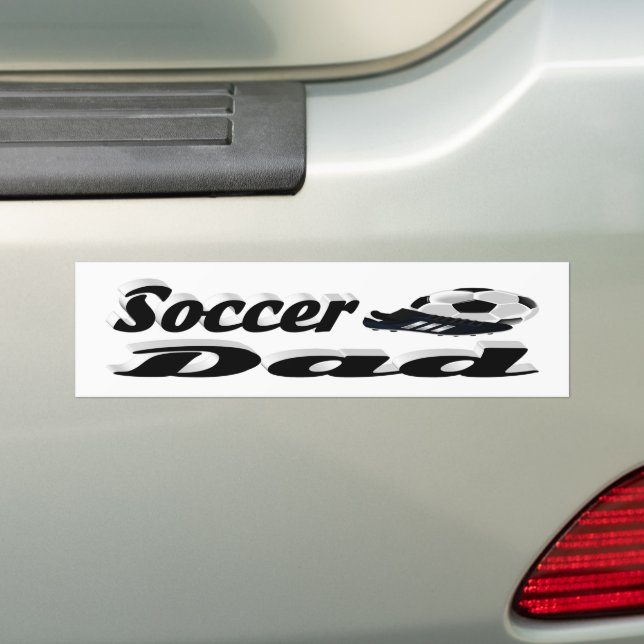 Soccer Dad Bumper Sticker (On Car)