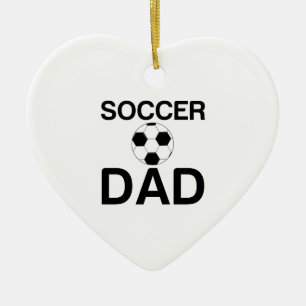 SOCCER DAD CERAMIC TREE DECORATION