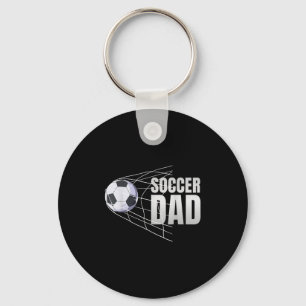 Soccer Dad Football Sport Footballer Soccer Player Key Ring