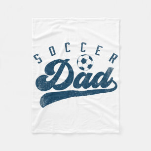 Soccer Dad Gifts Daddy Father's Day Fleece Blanket