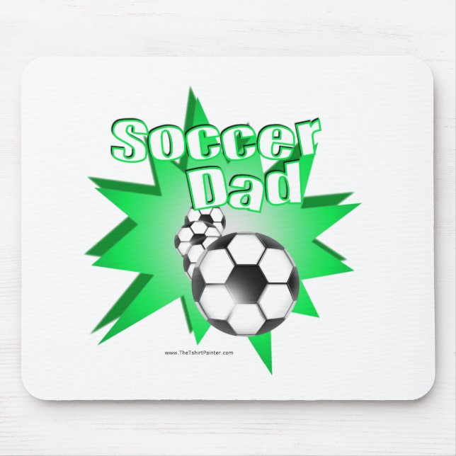 Soccer Dad Mouse Mat (Front)