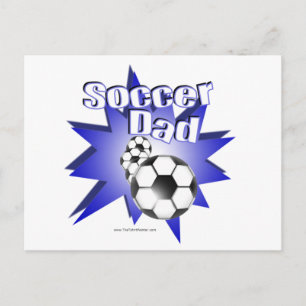 Soccer DAD Postcard