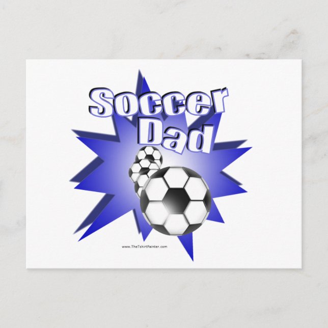 Soccer DAD Postcard (Front)