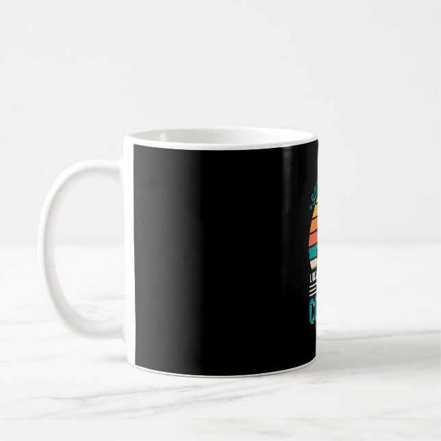 Soccer Dad Retro Sunset Coffee Mug (Left)