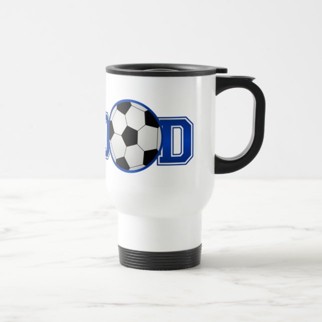 Soccer Dad Traveller /Commute  Ringer Mug (Right)