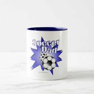 Soccer DAD Two-Tone Coffee Mug