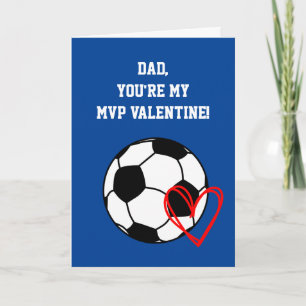 Soccer Dad Valentine's Day Card