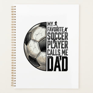 Soccer Dad Vintage Engraving Quote Vector Design_1 Planner