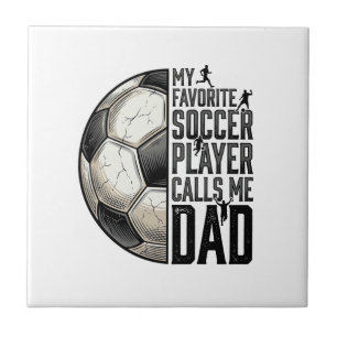 Soccer Dad Vintage Engraving Quote Vector Design_1 Tile