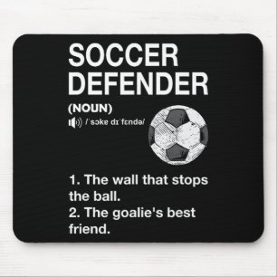 Soccer Defender Definition Soccer Player Footbyll Mouse Mat