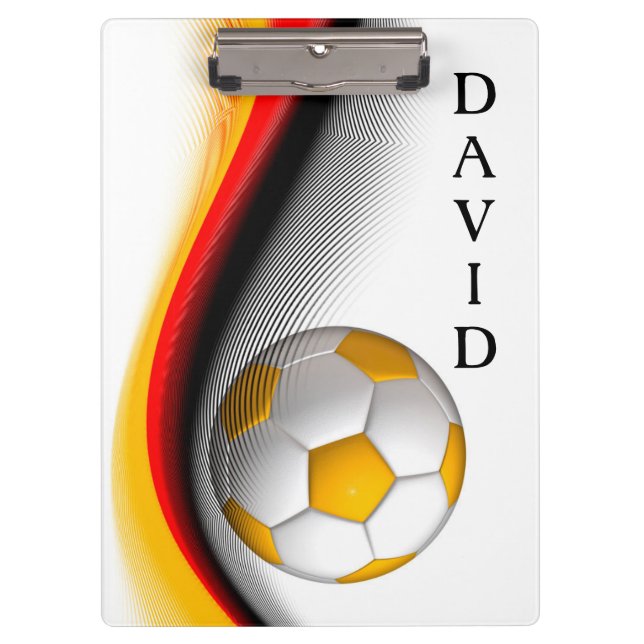 Soccer Design Clipboard (Front)