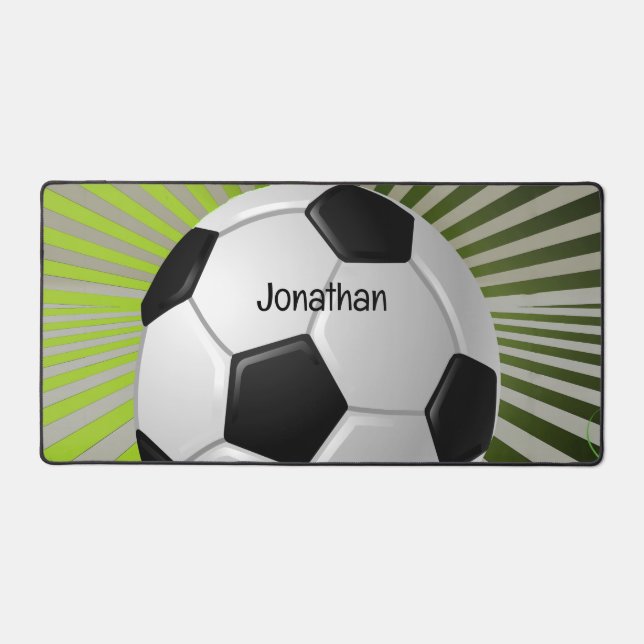 Soccer Design Desk Mat (Front)