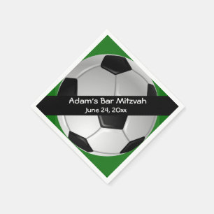 Soccer Design Paper Napkins