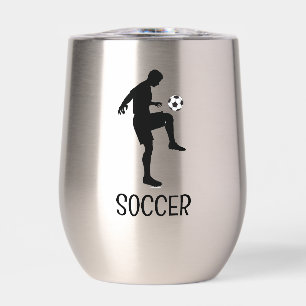 Soccer Design Thermal Wine Tumbler