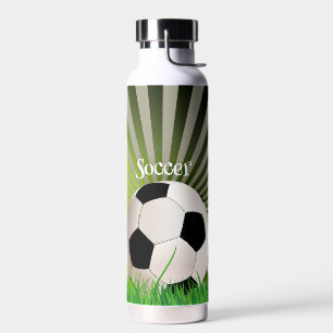 Soccer Design Thor Cooper Vacuum Insulated  Water Bottle