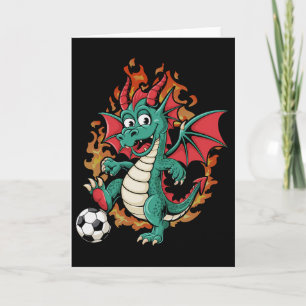 Soccer Dragon Card