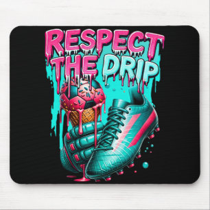 Soccer Drip Boys Ice Cream Drip Youth Respect The Mouse Mat