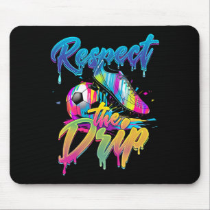 Soccer Drip Boys Ice Cream Drip Youth Respect The Mouse Mat