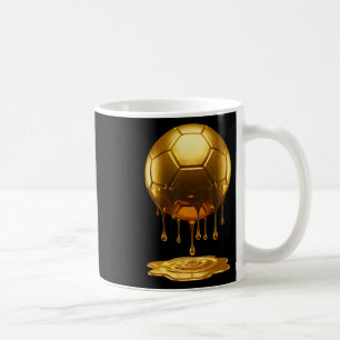Soccer Dripping Drip Gold Sport Player Coach Ller Coffee Mug