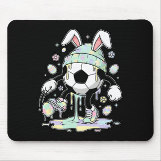 Soccer Easter Bunny Egg Drip Icecream Kids Boys Gi Mouse Mat