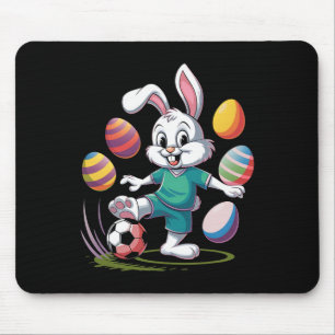 Soccer Easter Shirt Boys Kids Easter Bunny Soccer Mouse Mat