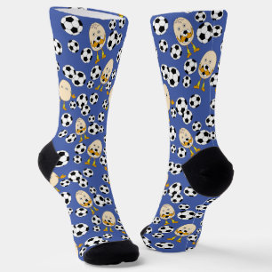 Soccer Egghead Pattern Socks