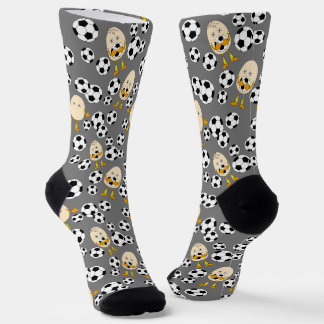 Soccer Egghead Pattern Socks