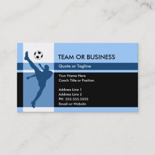 soccer elegance business card