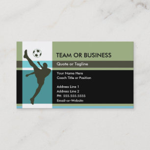 soccer elegance business card