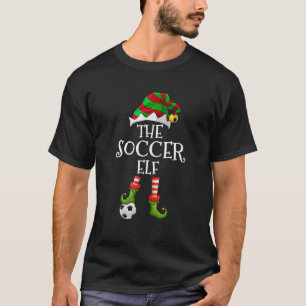 Soccer Elf Family Matching Christmas Group Elf Paj T-Shirt
