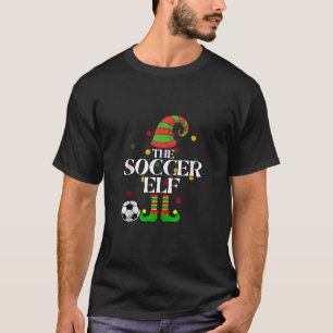 Soccer Elf Family Matching Christmas Xmas Squad Sa T-Shirt