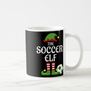 Soccer Elf Family Matching Group Christmas Sporty  Coffee Mug
