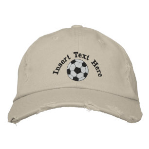 Soccer Embroidered Hat