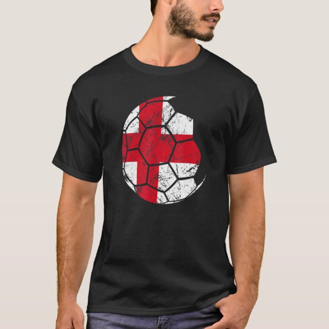 Soccer England  National Soccer Team Football Fan T-Shirt (Front)