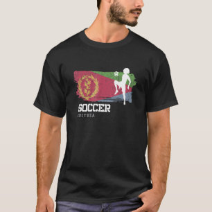 Soccer Eritrea Flag Football Womens Soccer Girls T-Shirt