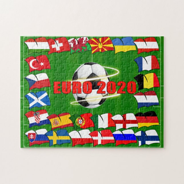Soccer Euro championship - Football sport Jigsaw Puzzle (Horizontal)