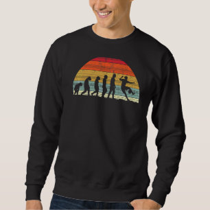 Soccer Evolution Evolution Of Man Soccer Player Sweatshirt