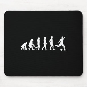 Soccer Evolution Funny Soccer Fan Sports Lover Des Mouse Mat