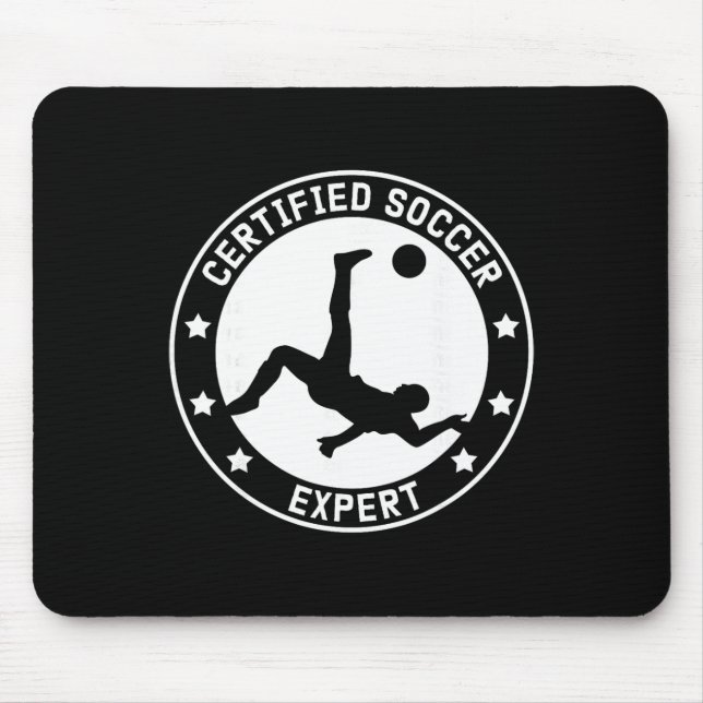 Soccer Expert Soccer Player  Mouse Mat (Front)