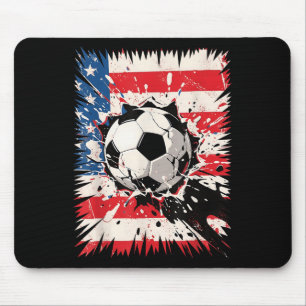 Soccer Explosion Cool Clash For Sport Fans And Pla Mouse Mat