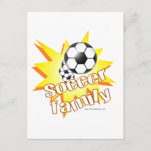 Soccer Family Postcard
