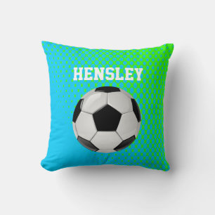 Soccer Fan Custom Throw Pillow