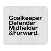 SOCCER Fan Cutting Board