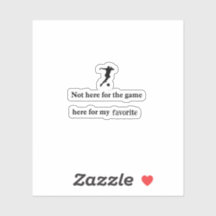 Soccer Fan Favourite Custom Vinyl Sticker