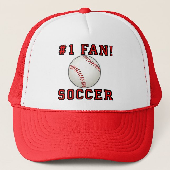 Soccer Fan Not Funny Ball Cap Hat (Front)