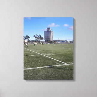 Soccer fan or Landscape photo Canvas Print
